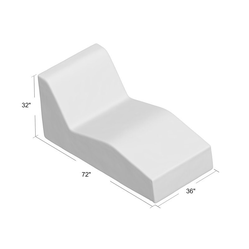 LaFete Upholstered Chaise Lounge Wayfair